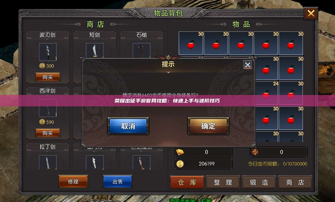 荣耀出征手游官网攻略：快速上手与进阶技巧